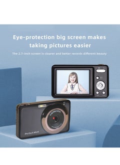 Gasin 2.7-Inch Ultra Slim Portable 48MP Student Camera HD Digital Camera Kids Camera（Black）  - Image 4