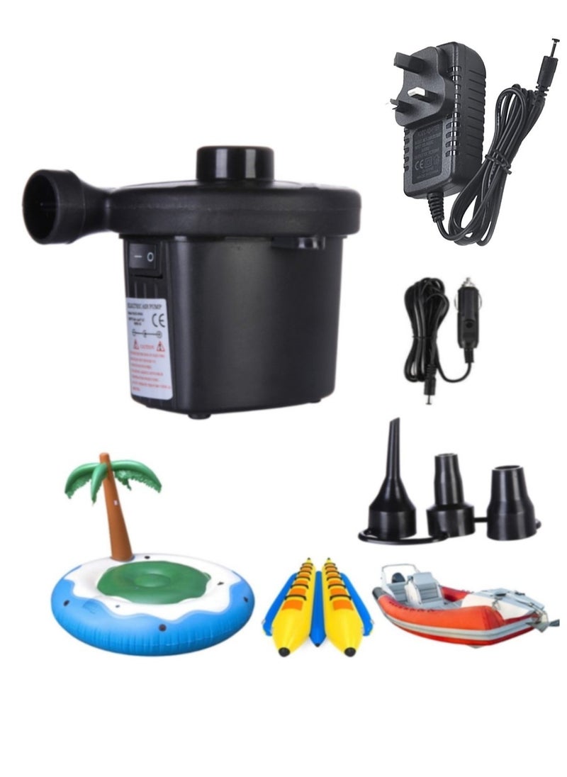 PENG GENERAL - Electric Air Pump With Different Air Filling Nozzles Plastic Black - Image 1