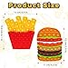 DEARIDAP 2 PCS Food Fidget Toys for Kids French Fries Hamburger Bubble Sensory Toy Silicone Push Bubble Toys Anxiety Stress Relief Tools for Toddlers Adults School Classroom Party Favors - Image 4