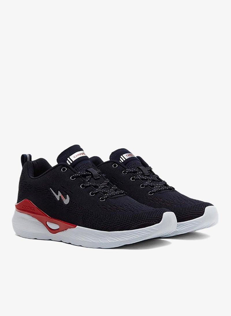 CAMPUS Men Azil Memory Foam Lace-Up Running Shoes-Navy - Image 5