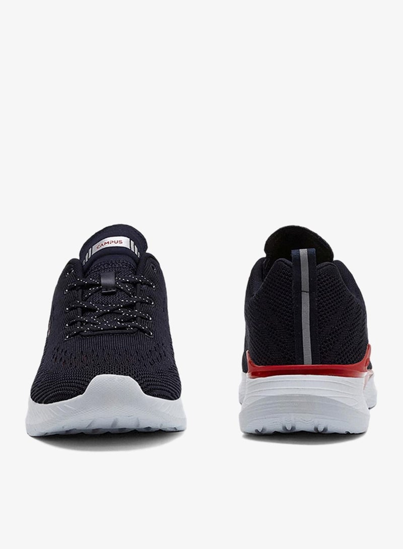 CAMPUS Men Azil Memory Foam Lace-Up Running Shoes-Navy - Image 3