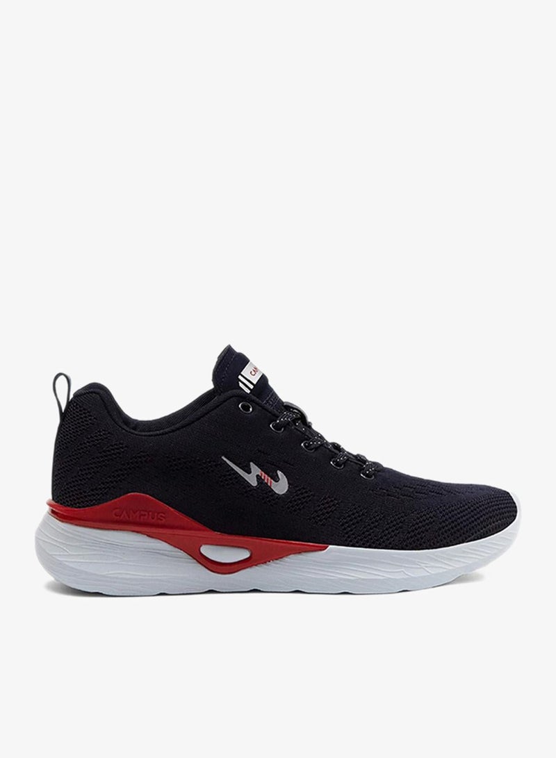 CAMPUS Men Azil Memory Foam Lace-Up Running Shoes-Navy - Image 1