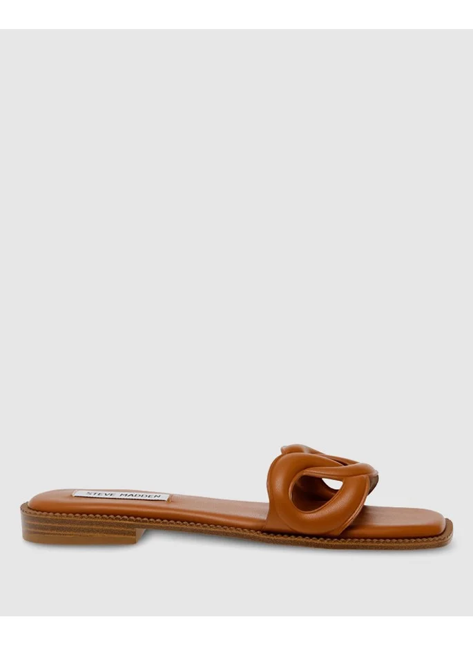 Steve Madden BROWN Steve Madden Stash Women's Brown Flat Sandals for Women | Best Price UAE