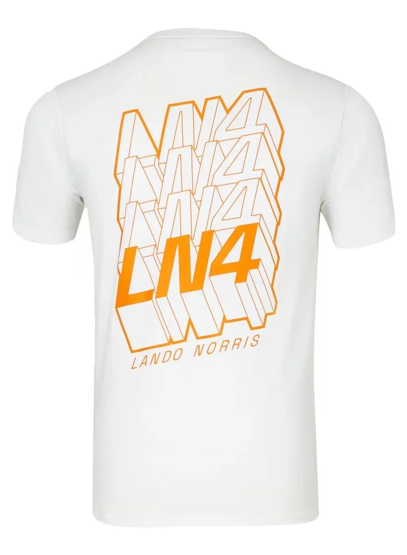 Mclaren  McLaren Unisex Core Driver Lando Norris Graphic Short Sleeve T-Shirt for Women | Best Price UAE