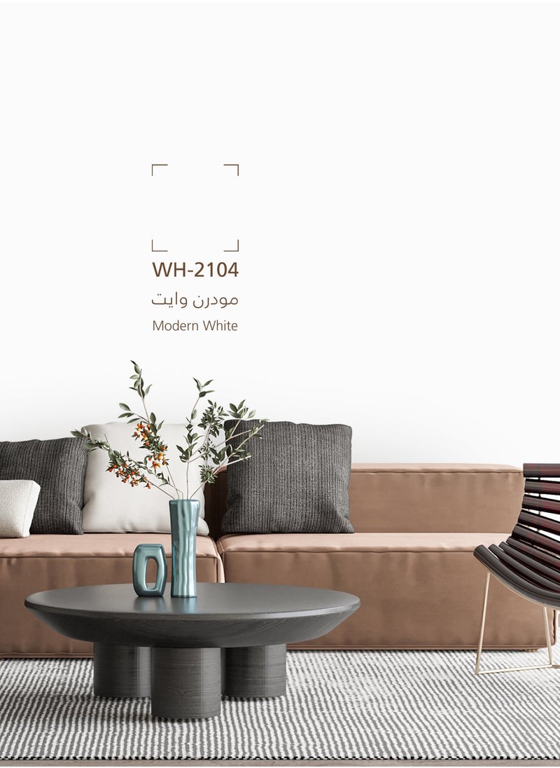 Green Interior Walls Paints Gloss (color :Modern White) 3L