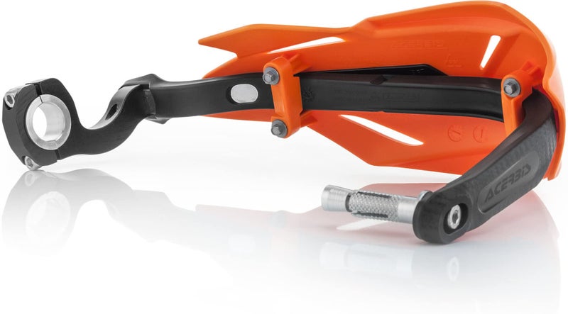 Acerbis Moto Hand Guards, Orange/Black, Size Unifit - Image 2