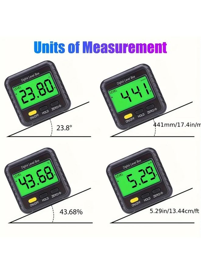 Digital Angle Finder 360 Degree Electronic Protractor Inclinometer Level Gauge - Image 5