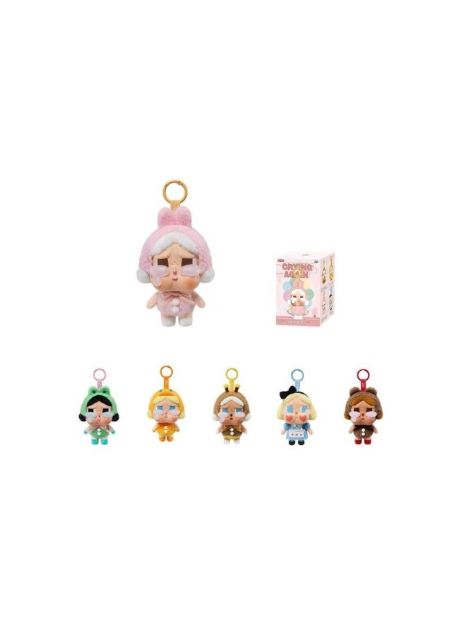 كراي بيبي سلسلة CRYBABY Crying Again - صندوق أعمى مخملي بوجه من الفينيل - صندوق واحد - Image 1