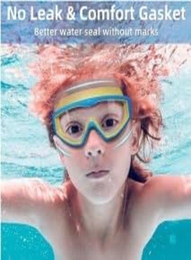Megika Swimming Goggles for Adults & Kids | Anti-Fog, Leak-Proof Swim Goggles with Adjustable Strap | Clear Vision Water Goggles for Pool & Training (Multicolor, Pack Of 1) - Image 5