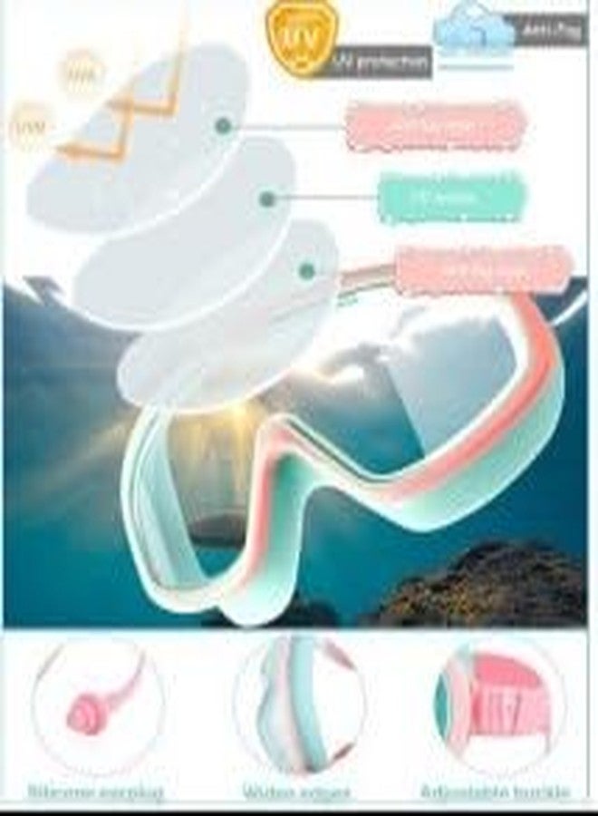 Megika Swimming Goggles for Adults & Kids | Anti-Fog, Leak-Proof Swim Goggles with Adjustable Strap | Clear Vision Water Goggles for Pool & Training (Multicolor, Pack Of 1) - Image 4
