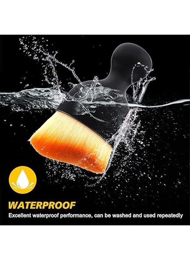 2 Pcs Car Detailing Brush Auto Interior Dust Brush Car wash Brush Car Interior Cleaning Brush Ideal for Automotive Dashboard Air Conditioner Vents Leather Computer Scratch Free Cleaning Brush - Image 5