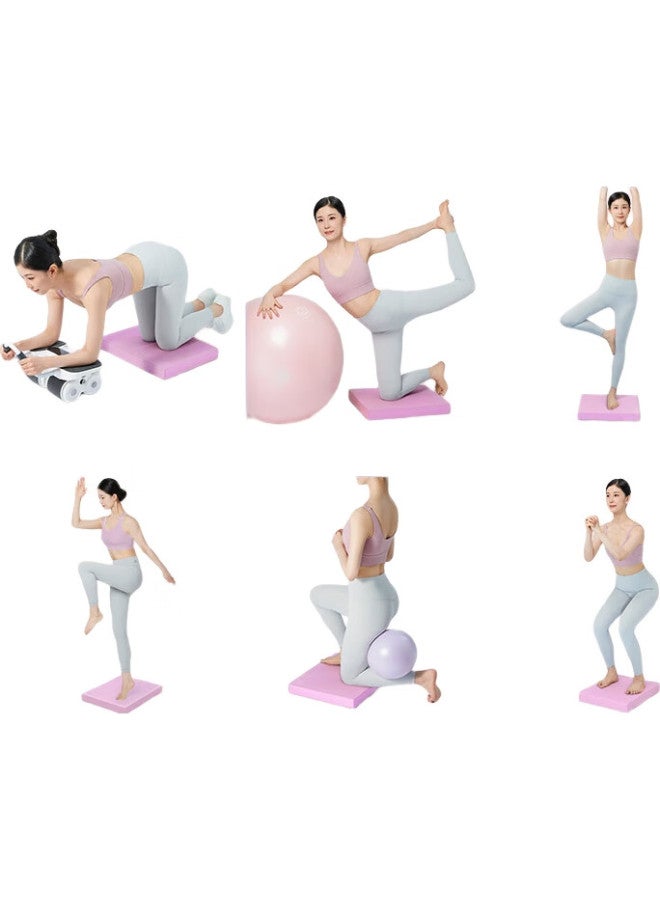 JD.com Jingzao Balance Pad, Flat Support Core Training Mat, 50*40Cm, Yoga Fitness Non-Slip, 6Cm Thick Mat, Green - Image 3