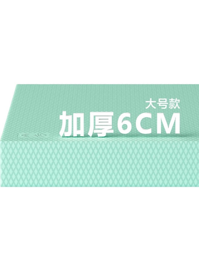 JD.com Jingzao Balance Pad, Flat Support Core Training Mat, 50*40Cm, Yoga Fitness Non-Slip, 6Cm Thick Mat, Green - Image 2