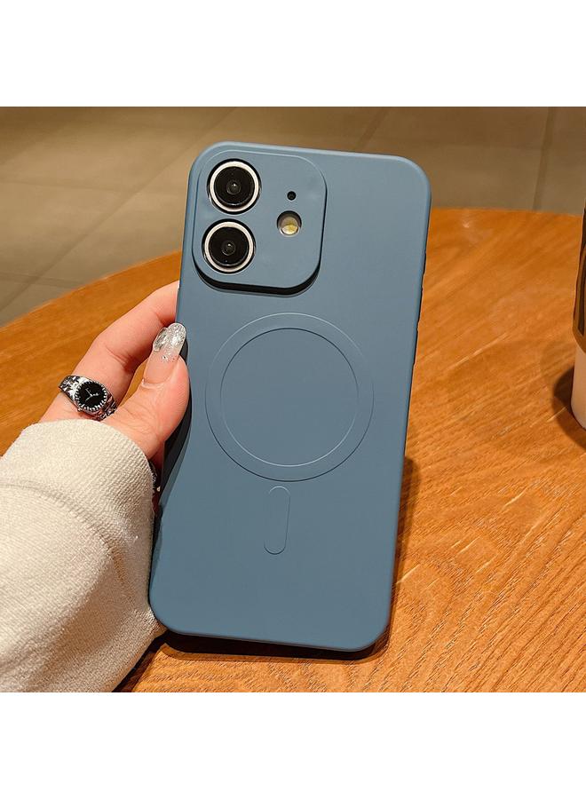 Zaboon Case For iPhone 11 Solid Color Liquid Silicone MagSafe Magnetic Phone Case - Image 1