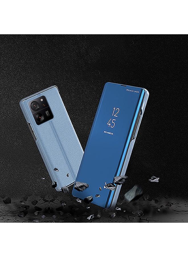 S-TOP Case For Redmi Note 14 4G 163.25mm Plated Mirror Horizontal Flip Leather Phone Case with Holder - Image 3