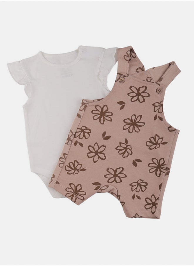 El Sayaad Baby Girl Summer Romper Set 