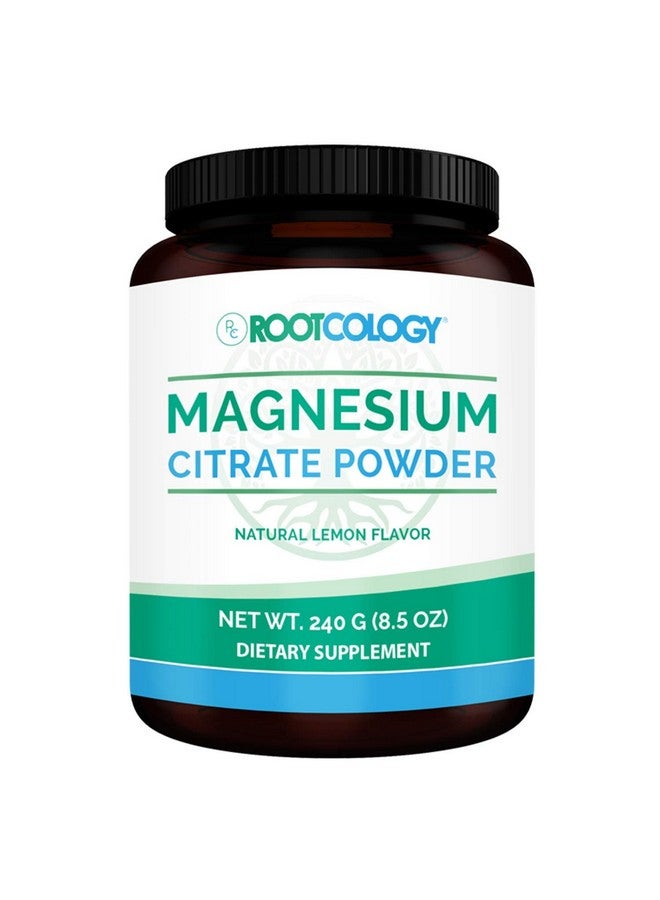 Rootcology Magnesium Citrate Powder Digestive Support With 300Mg Magnesium And Natural Lemon Flavor Dietary Supplement For Healthy Disgestion And Relaxation By Izabella Wentz (240G / 60 Servings) - Image 2
