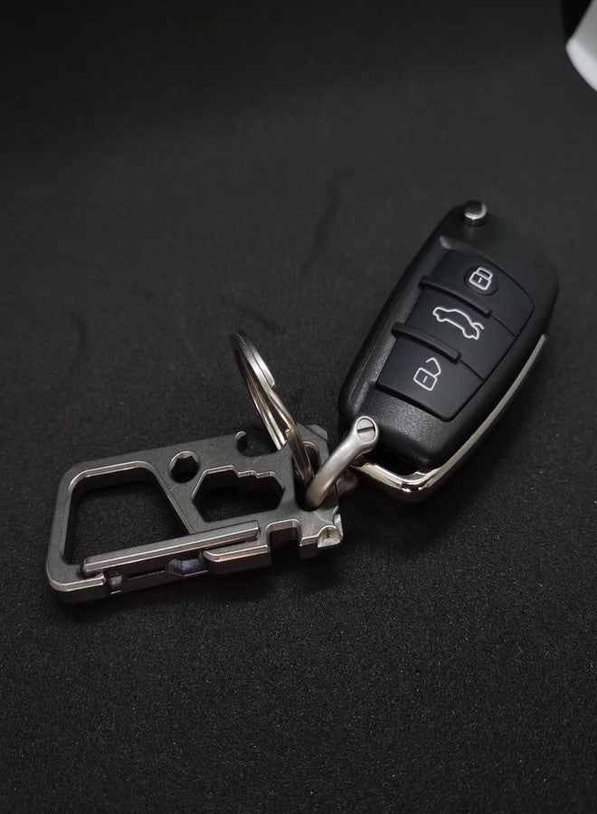 ResafeLy Titanium Carabiner Clips D Ring,Heavy Duty Keychain,EDC caribiner,Multifunctional Keychain. - Image 5