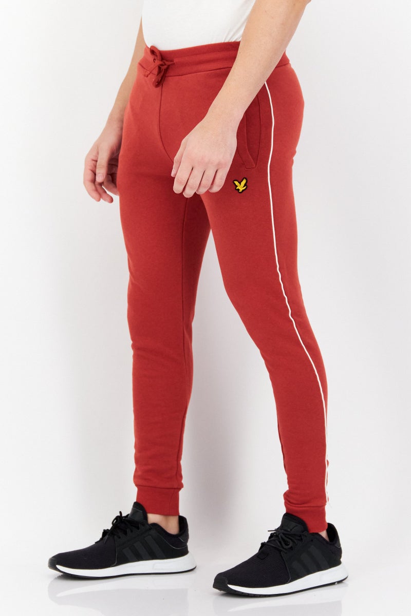 Lyle & Scott Men Sportswear Fit Training Sweatpants, Rust  - Image 3