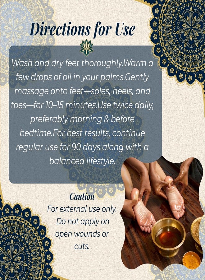 Mimansha Anti-Diabetic Massage Oil | Ayurvedic Aromatherapy Foot & Body Oil for Diabetic Wellness | 13 Essential Oils for Circulation, Nerve Comfort & Skin Protection | Inspired by Siddha Medicine 100 ml - Image 4