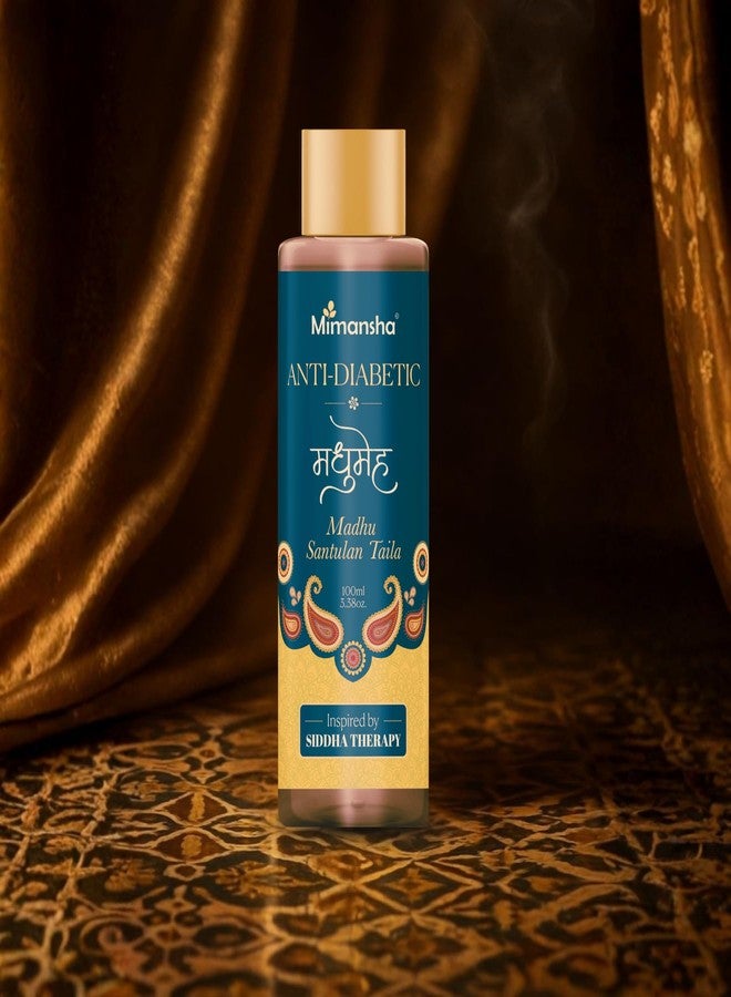 Mimansha Anti-Diabetic Massage Oil | Ayurvedic Aromatherapy Foot & Body Oil for Diabetic Wellness | 13 Essential Oils for Circulation, Nerve Comfort & Skin Protection | Inspired by Siddha Medicine 100 ml - Image 1