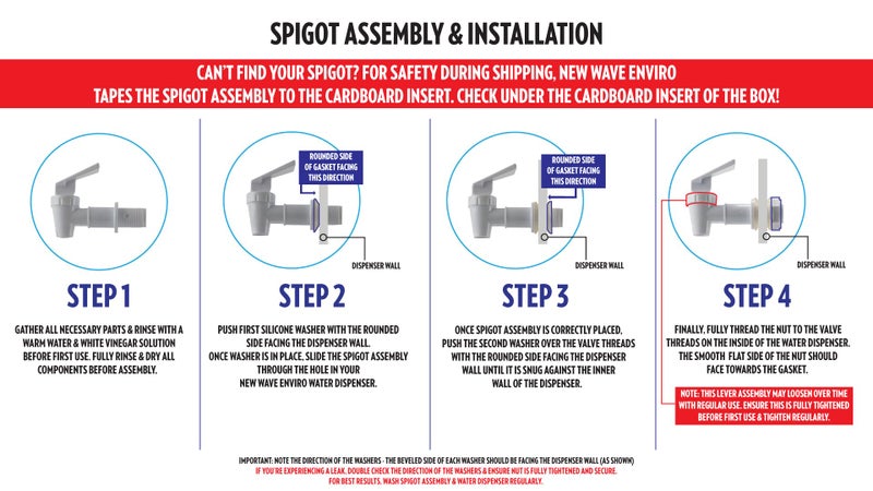 New Wave Enviro Porcelain Water Dispenser, Classic White - Image 2