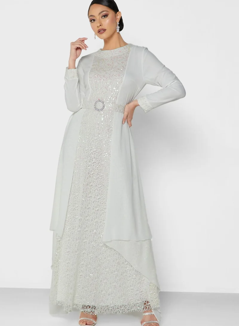 Khizana Shimmer Dress
