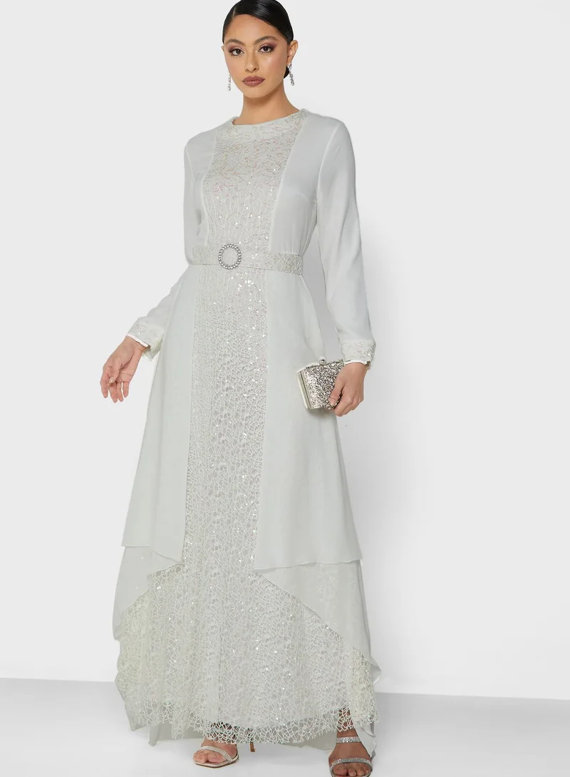 Khizana Shimmer Dress