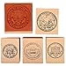 READY 2 LEARN Coin Stamps Tails Set of 5 Wooden Stamps for Currency Math and DIY Activities Use for Flashcards Worksheets Cards Albums and Scrapbooks - Image 3
