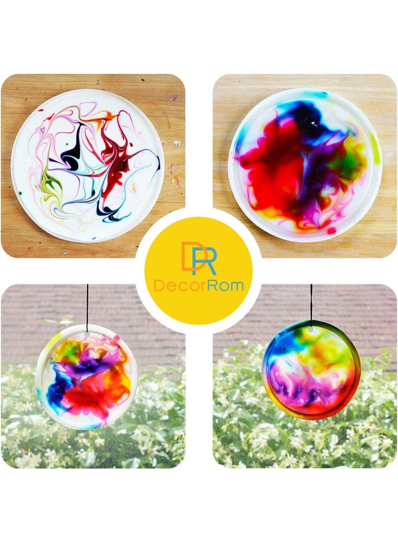DecorRom Epoxy Resin Pigment - 15 Color Liquid Epoxy Resin Dye - Highly Concentrated epoxy Resin Colorant for Resin Color Art, DIY Jewelry Making Supplies - AB Resin Coloring for Paint, Crafts - 10ml Each - Image 5