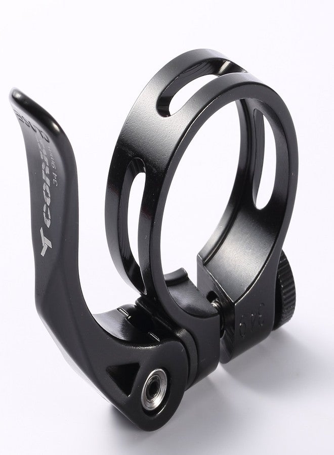 Corki Cycles 31.8MM Quick Release Bicycle Seatpost Clamp, Sandblasting Anodised Aluminum Alloy Black KC89 - Image 2
