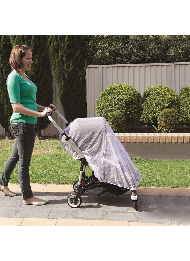 dreambaby Dreambaby Mosquito Bug Net for Stroller, Crib, Bassinet, Cradle, Playard, Pack N Plays - Insect Net with Elastic Edges  - Image 2