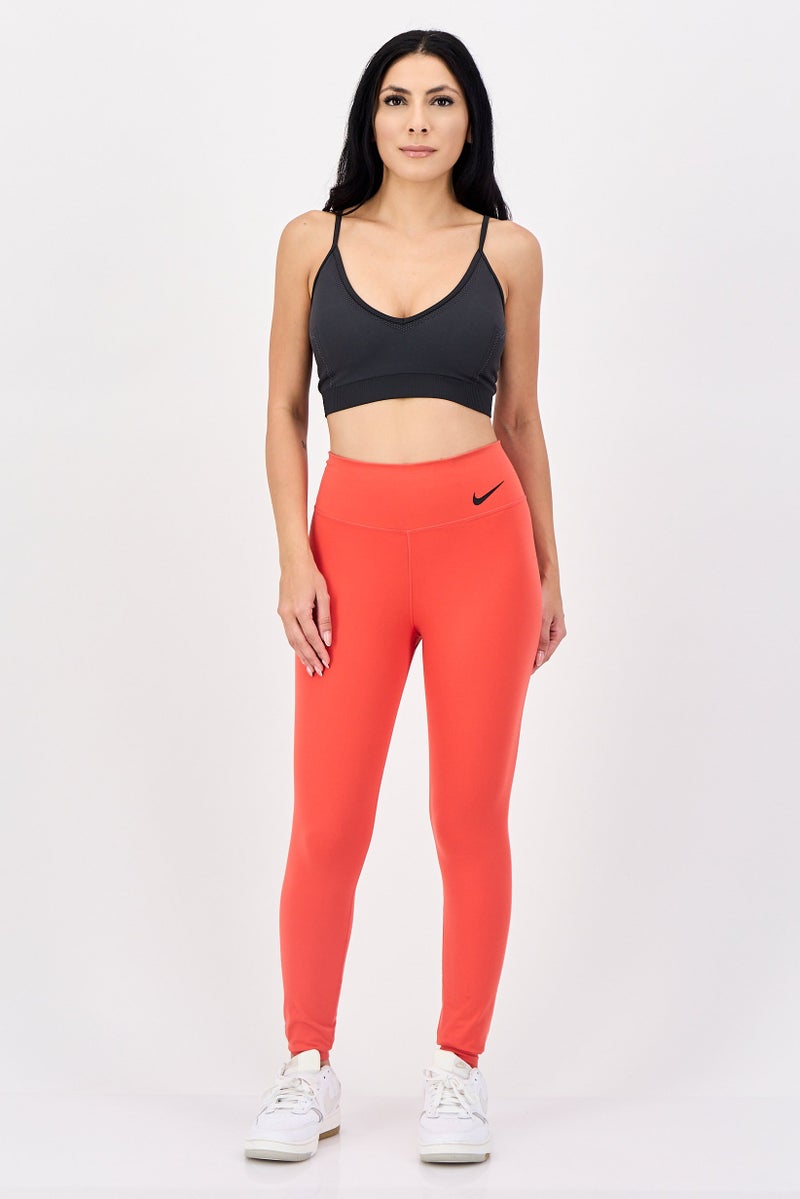 Nike Women Tight Fit Training Leggings, Orange - Image 2