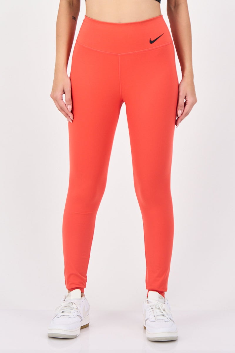 Nike Women Tight Fit Training Leggings, Orange - Image 1