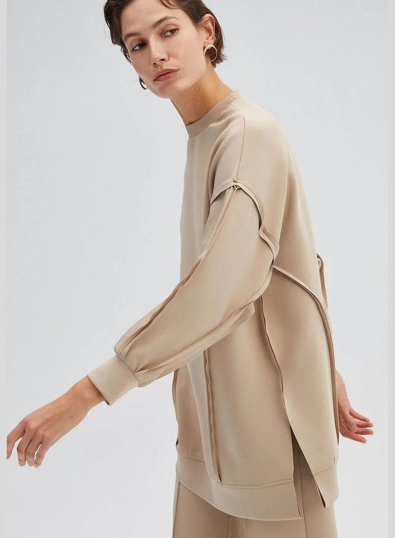 Touche SCUBA TUNIC WITH SEAM DETAILED