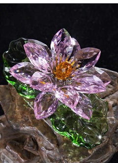 RARELY Crystal Pink Bowl Lotus Crafts Ornaments Dresser Special Ornaments To Give Mom Sisters And Friends The Best Gift  - Image 2