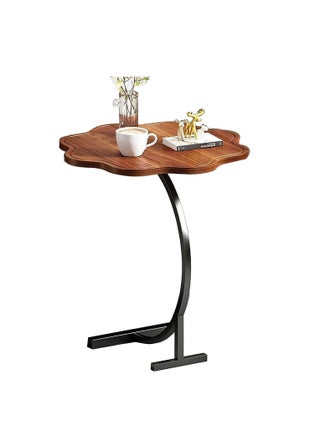 Round C Shaped End Table Snack Side Table Wood-based panel table end edge sofa table modern minimalist sofa coffee laptop coffee table for Living Room Bedroom Office Balcony - pzsku/Z99A814C32E25BB73ADD1Z/45/_/1693815562/f8e66943-2319-4af5-a3e9-649f33532c5a