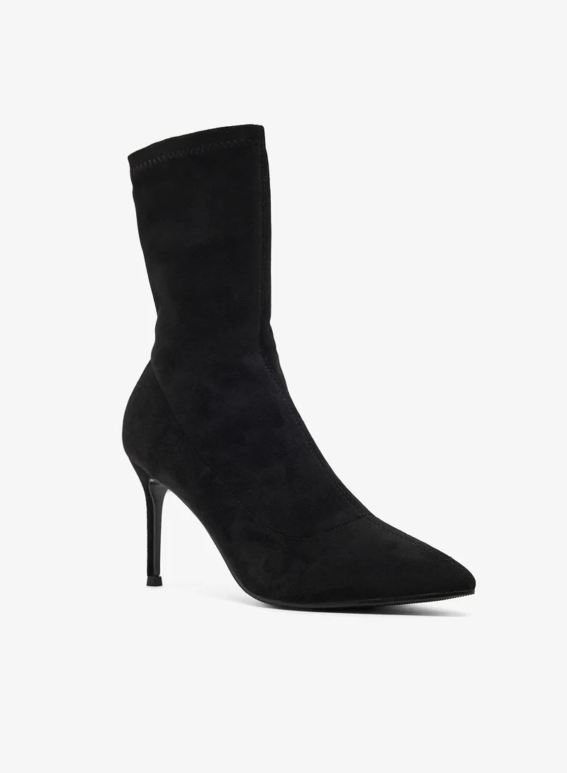 ELLA Pointed Toe Stiletto Ankle Boots