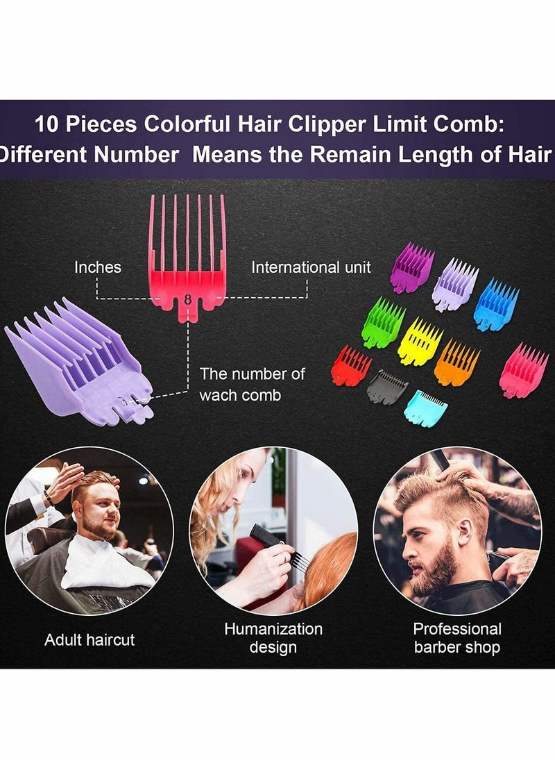 KASTWAVE - Hair Clipper Limit Guide Combs Replacement Guards Set Attachment Guide Combs Compatible with Many Wahl Clippers and Trimmers,Hair Clipper Limit Comb Guide - Image 1