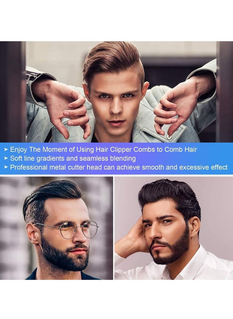 KASTWAVE - Hair Clipper Limit Guide Combs Replacement Guards Set Attachment Guide Combs Compatible with Many Wahl Clippers and Trimmers,Hair Clipper Limit Comb Guide - Image 1