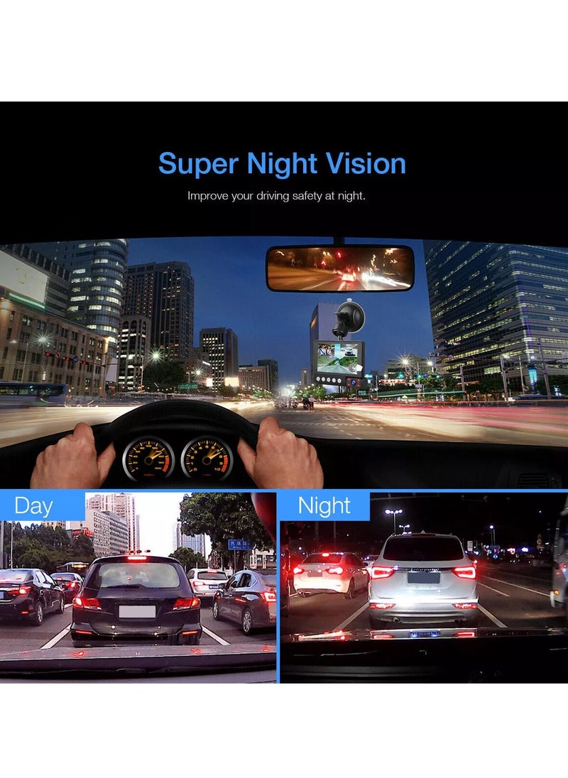 MOOGMAX - MOOGMAX MX-DR006 Full HD 1080P Dash Camera with Night Vision and 24-Hour Parking Monitoring - Image 1