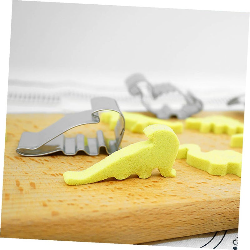 6 Pcs Stainless Steel Dinosaur Cookie Cutter Set For Baking And Cake Decorating - Image 5