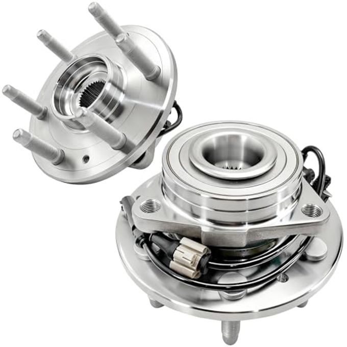 Aspligo 2Pcs 515096 Front Wheel Bearing Hub Assembly Fit For Chevy Avalanche Silverado Suburban 1500 Tahoe, For Cadillac Escalade Esv Est 2007-2014, For Gmc Sierra 1500 Yukon 2007-2010 - Image 4