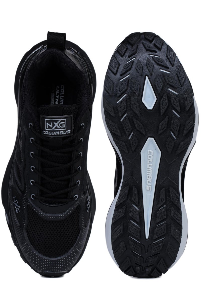 Columbus TRAILBLAZE Sports Shoe - Running Shoe| Walking Shoe| Training & Gym Shoe| Outdoors Shoe for Men's, (Black,Silver), UK8 - Image 5