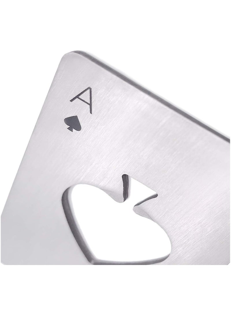 Credit Card Size Bottle Opener Silvery 3.35x2.17x0.05inch  - Image 2