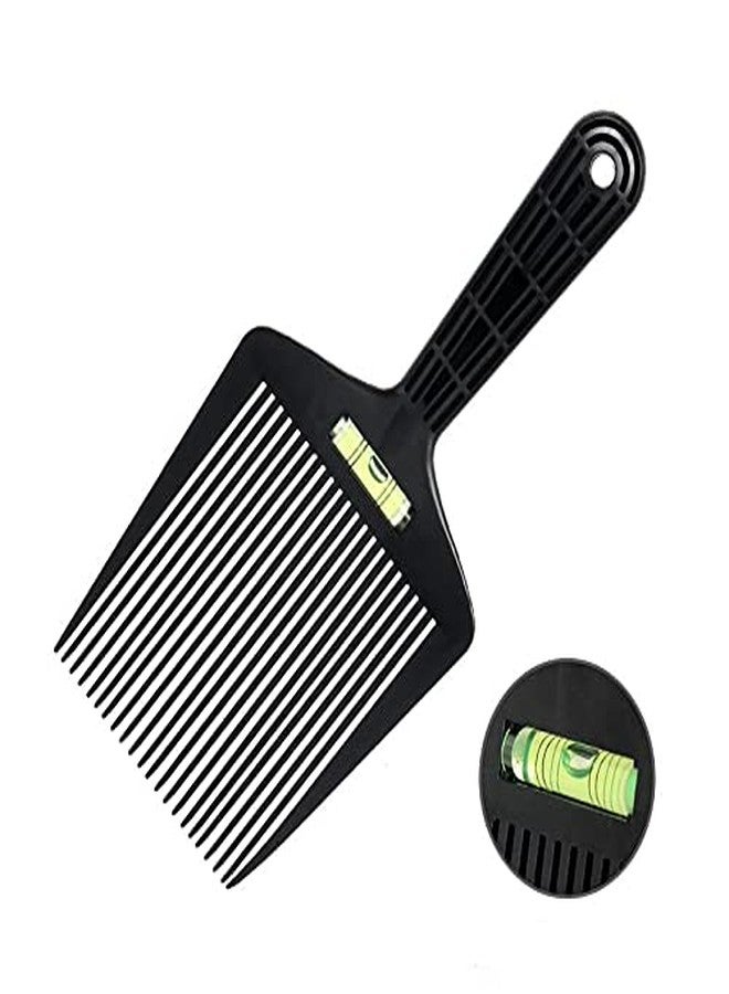 Eforlike Barber Flat Top Comb with level Bang Liquid Oil Hair Cutting Angle Adjustment Large Teeth Comb Styling Tool (black) - Image 4
