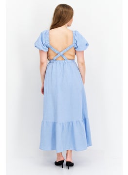 ASTR The Label Women Pain Midi Dress, Blue  - Image 2