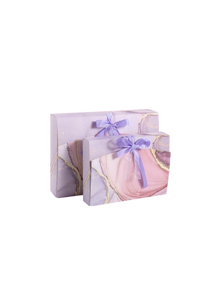 Playpro Pack of 2 pink marble gift box - Small - Image 2