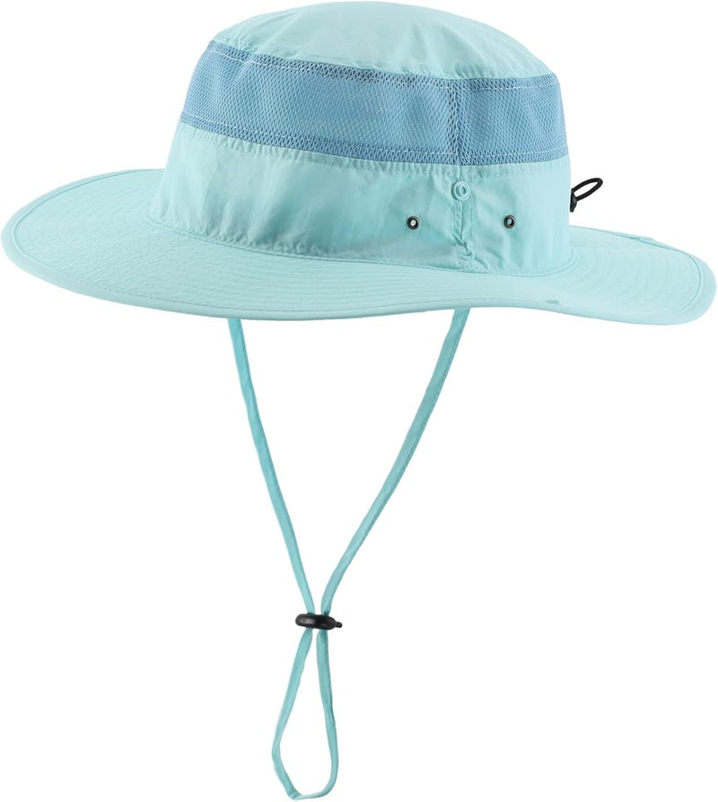 Connectyle Wide Brim Sun Hat for Men Breathable Cowboy Boonie Hat UPF 50+ Sun Protection Bucket Hat for Fishing Hiking - Image 1