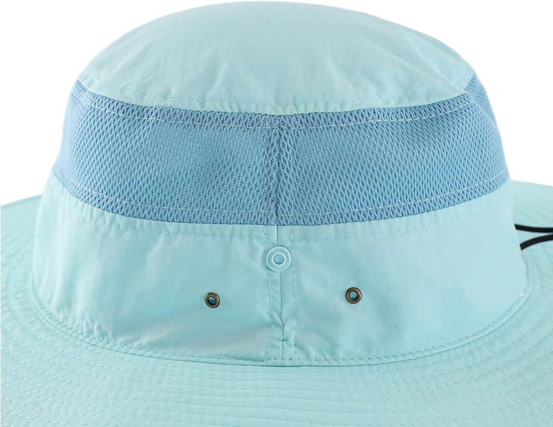 Connectyle Wide Brim Sun Hat for Men Breathable Cowboy Boonie Hat UPF 50+ Sun Protection Bucket Hat for Fishing Hiking - Image 4